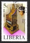 Stamps Liberia -  25 de Ann . de la coronación de la reina Isabel II