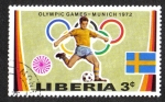 Sellos del Mundo : Africa : Liberia : Juegos Olímpicos de Verano 1972 , Munich