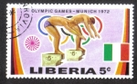 Stamps Liberia -  Juegos Olímpicos de Verano 1972 , Munich