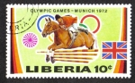 Sellos del Mundo : Africa : Liberia : Juegos Olímpicos de Verano 1972 , Munich