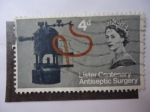 Stamps United Kingdom -  Lister Centenary Antiseptic Surgery.