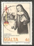 Sellos de Europa - Malta -  836 - Homenaje a María Adeodata Pisani