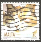 Sellos de Europa - Malta -  1286 - Gato