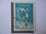 Stamps Syria -  Reina Arabe,Zenobia (Septimia Bathzabbai Zainib) del Imperio de Palmira en Siria