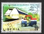 Sellos del Mundo : Africa : Liberia : 100 años la Unión Postal Universal (UPU )