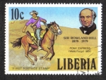 Stamps : Africa : Liberia :  Rowland Hill
