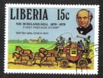 Stamps : Africa : Liberia :  Rowland Hill