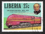 Stamps Liberia -  Rowland Hill