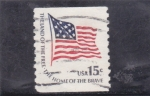 Stamps United States -  bandera estadounidense