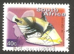 Sellos del Mundo : Africa : Sud�frica :  1127 G - Pez rhinecanthus aculeatus