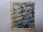 Stamps Spain -  General Francisco Franco - Serie: Francisco Franco (1) Sin Editor