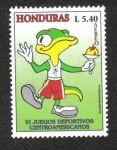 Sellos de America - Honduras -  VI Juegos deportivos Centroamericanos