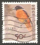 Sellos de Asia - Hong Kong -  1303 - pájaro miniver de vientre rojo