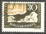 Sellos de Europa - Hungra -  1268 - Año geofísico internacional