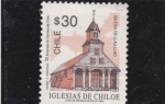 Stamps Chile -  iglesia de Llau-llao