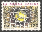 Sellos de Europa - Italia -   1292 - Lucha contra la droga