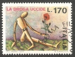 Stamps Italy -  1293 - Lucha contra la droga