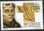 Stamps Spain -  niversario del nacimiento de Fray Junipero Serra, fundador de las Misiones de la alta California.