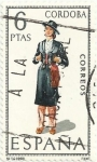 Stamps Spain -  TRAJES TÍPICOS ESPAÑOLES. GRUPO II. Nº 14. CÓRDOBA. EDIFIL 1840