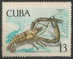Stamps Cuba -  Macrobrachium carcinus (1473)
