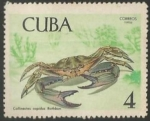Stamps Cuba -  Callinectes sapidus Rathbun (1471)