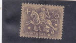 Stamps Portugal -  caballero medieval