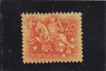 Stamps Portugal -  caballero medieval