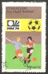 Stamps : Europe : United_Kingdom :  Mundial de fútbol, Alemania 74