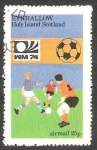 Stamps United Kingdom -  Mundial de Fútbol, Alemania 74