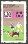 Stamps : Europe : United_Kingdom :  Mundial de Fútbol, Alemania 74