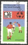 Stamps United Kingdom -  Mundial de Fútbol, Alemania 74