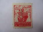 Sellos de Europa - Espa�a -  Ed:49 - 450 Universarios 1493-1943 - Ayuntamiento de Barcelona.