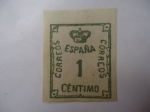 Stamps Spain -  Corona y Cifra.