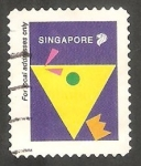 Sellos de Asia - Singapur -  Solo para correo local