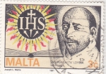 Sellos de Europa - Malta -  San Ignacio de Loyola