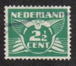 Stamps Netherlands -  Flying Dove