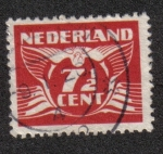 Stamps Netherlands -  Flying Dove