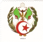 Sellos de Asia - Argelia -  escudo-ARGELIA   -sin valor postal