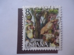 Stamps Spain -  Ed:2466 - Oleo de Tiziano 1477-1576.