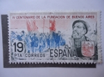 Stamps Spain -  Ed:2485 - IV Centenario de la Fundación de Buenos Aires.