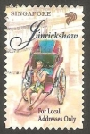 Stamps Singapore -  798 - Medio de transporte