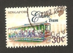 Stamps : Asia : Singapore :  801 - Medio de transporte