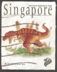 Stamps Asia - Singapore -  848 - Fauna prehistórica