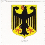 Sellos de Europa - Alemania -  escudo-ALEMANIA   -sin valor postal