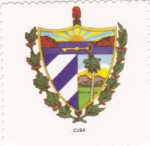Sellos de America - Cuba -  escudo-CUBA   -sin valor postal
