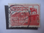 Stamps Denmark -  Palacio de Amalienborg (Copenhague)