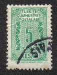 Stamps : Asia : Turkey :  Brt Green