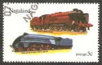 Sellos de Asia - India -  Tren