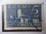 Stamps Finland -  Forteresse D´Olavinlinna.