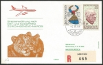 Stamps Liechtenstein -  Zurich - Geneve - Nairobi (Kenya)